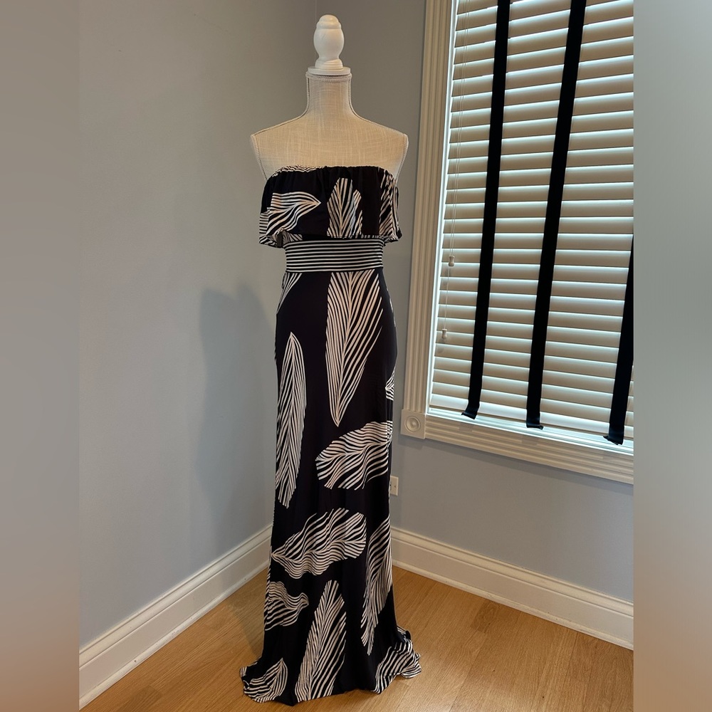 BCBG strapless maxi dress